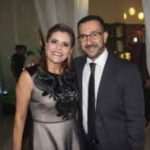 A aniversariante Cássia com seu marido o promotor dr Rufino Galindo Campos