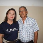 Ilda aniversariante e Sérgio Braga