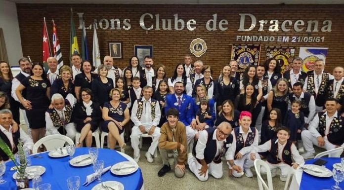 Imagens inéditas da festiva da visita oficial do governador L.C.8, Miguel Locatelli e Cal Tatiana ao Lions Clube de Dracena.Veja