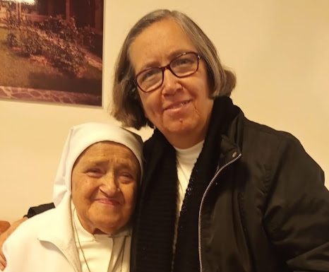 Notícia boa: A dracenense, irmã Ana Cristina Teixeira visita Madre Agostinha na Itállia