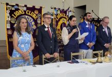 Festiva do Lions Cinquentenário recebe a visita do governador distrital com posse de novos associados