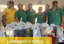 Lions Clube de Ouro Verde realiza doação de mais de 100kts para crianças da cidade