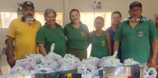 Lions Clube de Ouro Verde realiza doação de mais de 100kts para crianças da cidade