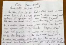 Netas escrevem carta a Papai Noel pedindo namorado para avó no interior de São Paulo.”Ficaria muito feliz’