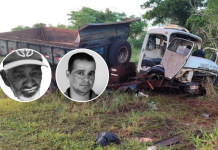 Trânsito;Acidente de caminhão seguido de ataque de abelhas resulta em duas mortes em Teodoro Sampaio