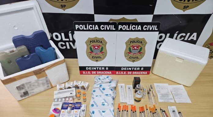 Polícia Civil deflagra operação “Prescrição Legal” e cumpre mandados de busca e apreensão contra venda clandestina de canetas e medicamentos emagrecedores em Dracena