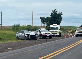 Trânsito.; Acidente na rodovia Júlio Budiski resulta em vítimas com ferimentoss