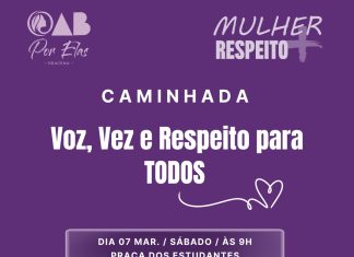 Caminhada alusiva ao Dia Internacional da Mulher em Dracena