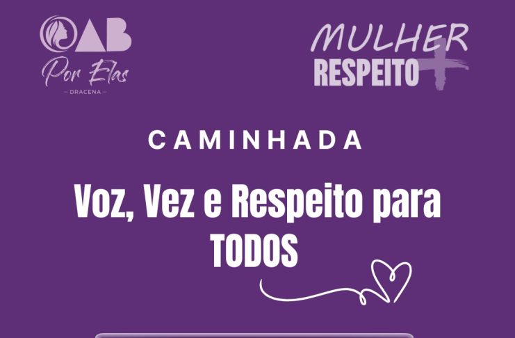 Caminhada alusiva ao Dia Internacional da Mulher em Dracena