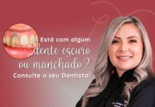 Saúde bucal: Sobre dente escuro ou manchado. Dra Larissa Tessarini
