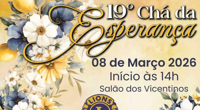 Chá da Esperança dia 8 de março em prol da Casa dos Velhos