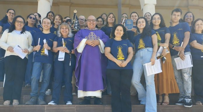 Missa do envio das catequistas da Paróquia Nossa Senhora Aparecida em Dracena