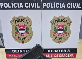 Polícia Civil apreende simulacro de arma de fogo em residência investigada por venda ilícita de produtos de origem estrangeira em Dracena