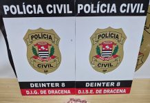 Polícia Civil prende suspeito por tráfico de drogas em estabelecimento comercial em Dracena