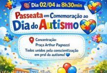 Autismo: Passeata de conscientização nesta quinta-feira em Dracena