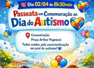 Autismo: Passeata de conscientização nesta quinta-feira em Dracena