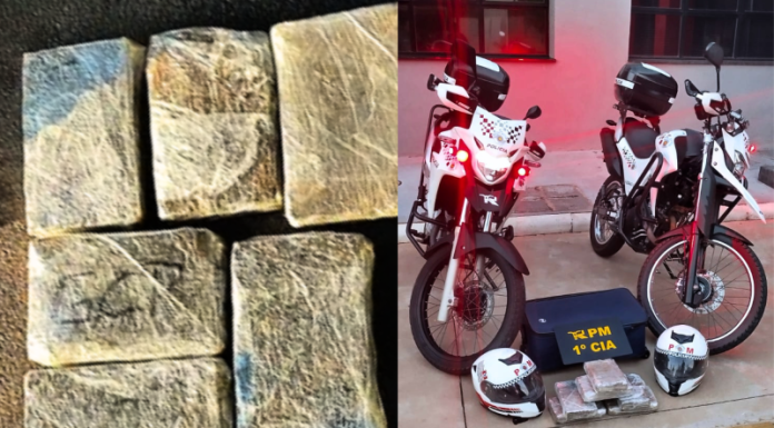 Polícia:Em Dracena, adolescente é surpreendido pela PM com 6 kg de maconha na bagagem