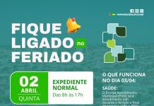 Prefeitura informa que não haverá expediente na sexta-feira. Pronto Atendimento terá atendimento 24 horas. Veja mais detalhes