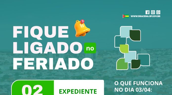 Prefeitura informa que não haverá expediente na sexta-feira. Pronto Atendimento terá atendimento 24 horas. Veja mais detalhes