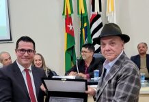 Empresário Fernando Costa recebe homenagem da Câmara Municipal de Dracena