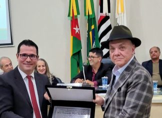 Empresário Fernando Costa recebe homenagem da Câmara Municipal de Dracena