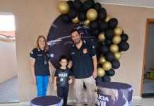 Polícia Civil realiza sonho de criança e participa de festa de aniversário em Dracena