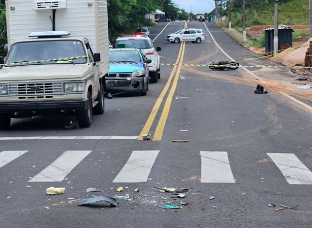 Trânsito: Acidente é registrado no semáforo perto do Jardim Brasilândia em Dracena