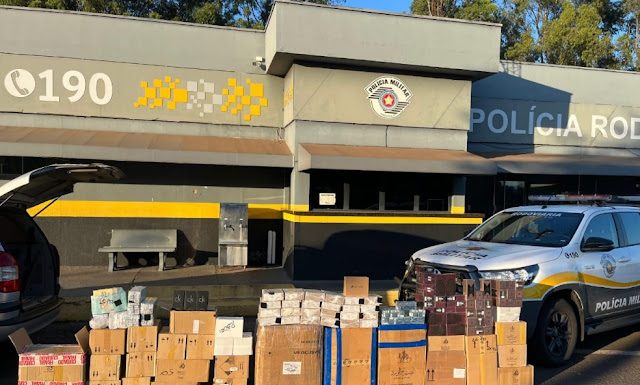 Polícia Militar Rodoviária realiza diversas apreensões de produtos durante operação. Veja detalhes