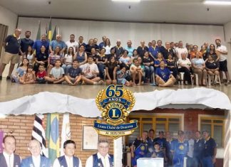 Lions Clube de Dracena celebra 65 anos