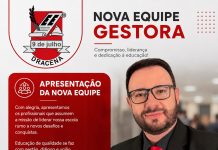Escola 9 de Julho tem novo diretor e nova Equipe Gestora