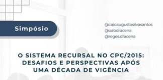 Simpósio hoje na Casa da Advocacia e Cidadania em Dracena