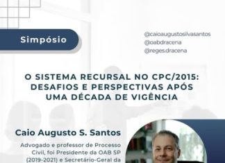 Simpósio hoje na Casa da Advocacia e Cidadania em Dracena