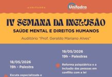 A Unifadra promove a Semana de Inclusão,organizada pelo curso de Psicologia