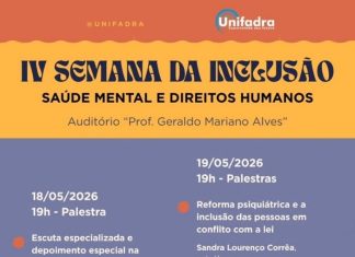 A Unifadra promove a Semana de Inclusão,organizada pelo curso de Psicologia