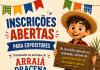 Cultura abre inscrições para artesãos interessados em expor no Arraiá Dracena 2026
