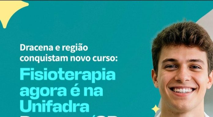 Novo curso na Unifadra: Fisioterapia. Veja os detalhes