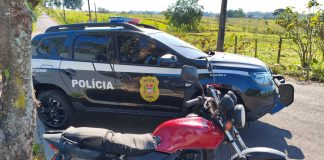 Polícia Civil recupera motocicleta furtada horas após o crime em Dracena