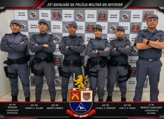 25º BPM/I recebe novos aspirantes a oficial da Polícia Militar.