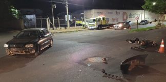 Acidente de transito em Dracena