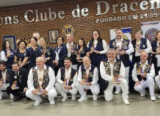 Imagens da bela festiva de posse do Lions Clube de Dracena. Veja