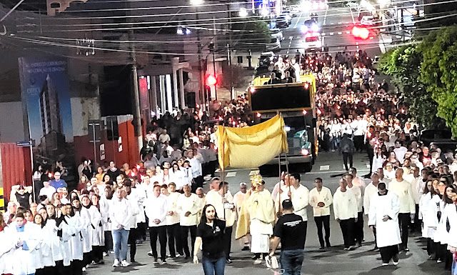 Corpus Christi em Dracena reuniumas 4 paróquias