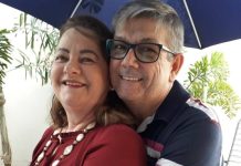 Celebram aniversário de casamento hoje Beti e Sérgio Inácio