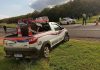 Trânsito: Acidente envolvendo carreta e dois carros deixa duas pessoas feridas na SP425