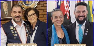 Nova gestão: Veja foto inédita dos presidentes dos quatro clubes de serviços de Dracena