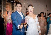 Douglas Carvalho e Lais celebram 10 anos de casamento
