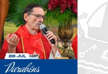 No rol dos aniversariantes de hoje o padre José Ribeiro da Silva