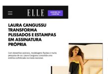 Notícia boa: Elle Brasil detaca o trabalho e talento de Laura Cangussu