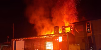 Polícia:Briga de casal termina com duas casas incendiadas e família desalojada