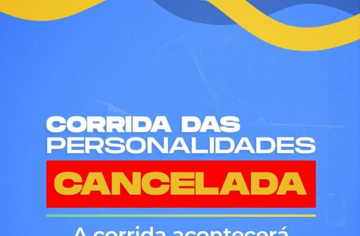 Devido ao mau tempo a Corrida das Personalidades ficou para o dia 14 de agosto de