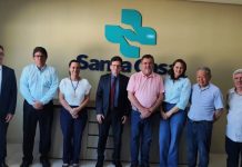 Dr Mário Coimbra, Promotor de Justiça Regional de Saúde visita a Santa Casa de Dracena